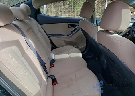 2016 Hyundai Elantra Se from USA, damaged, VIN 5NPDH4AE2GH742652